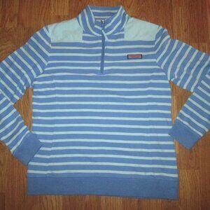 Womens VINEYARD VINES quarter zip pullover sweatshirt M Md Med NWOT